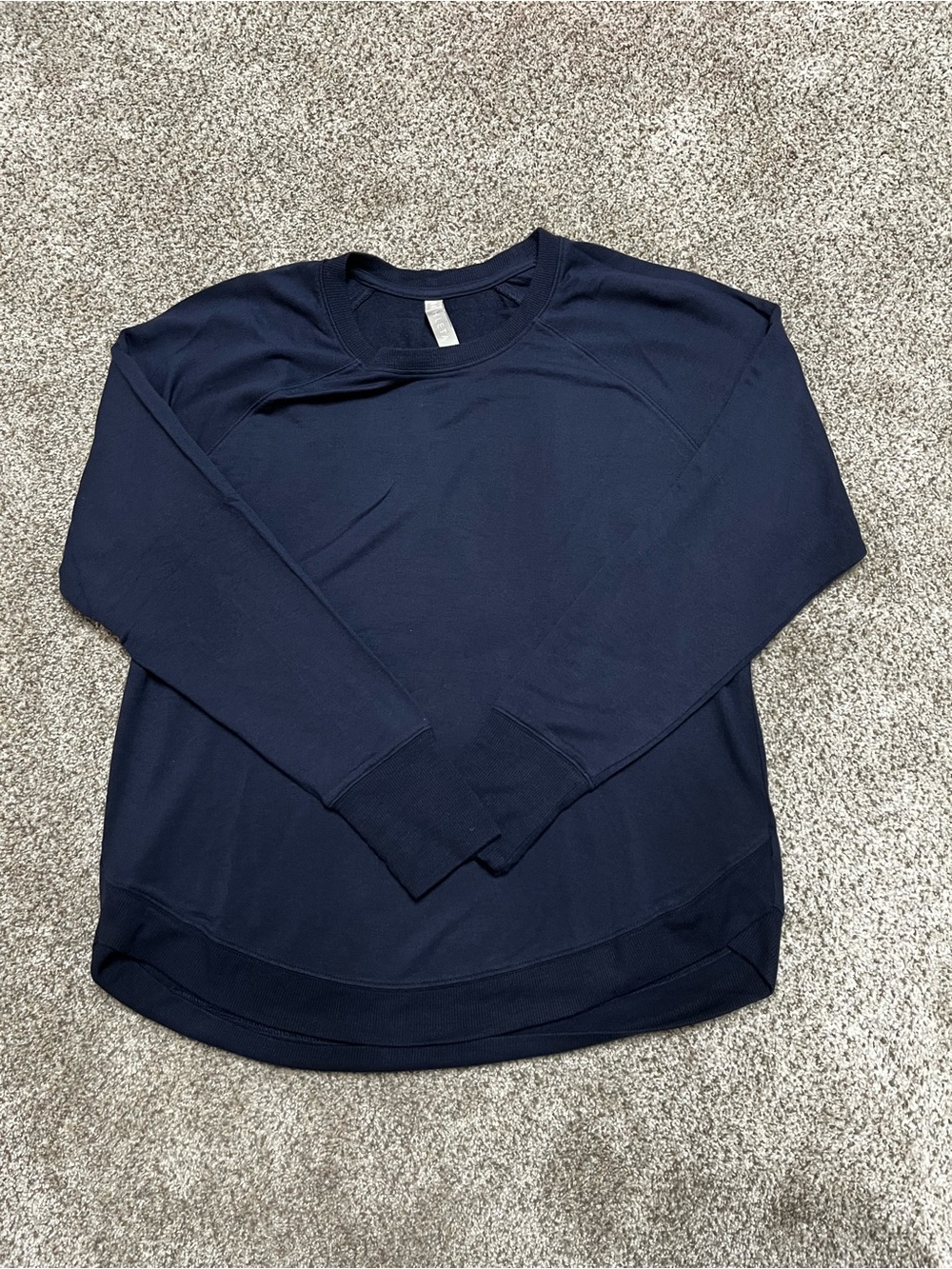 Athleta Navy Modal Long Sleeve Top